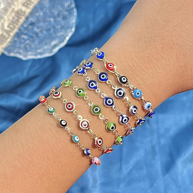 Gold Hand Chain Bracelet Evil Eye Bracelets Ojo Bracelet 