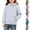 Z01-Blue, variant on Spazoro Girls Hooded Sweatshirts with Front Pockets, Fall and Winter Soft & Loose Striped Long Sleeve Activewear Pullover Hoodie for Kids Blue Size 5-6