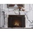 thumbnail image 4 of 3-Panel Fire Screen, Black, 51"L x 31"H, Spark Guard, Foldable, Easy to Clean, 4 of 9
