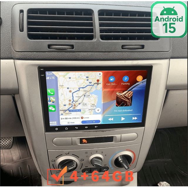 8-inch IPS HD Touchscreen Car Radio - Exclusive For Chevrolet Cobalt 2007-2010, 4+64G Large Memory Android 15 Stereo with Wireless CarPlay & GPS Navigation & AHD Camera