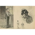 thumbnail image 2 of Ernst Maximilian Büttinghausen 14x11 Black Ornate Wood Framed Double Matted Museum Art Print Titled: Woman for a House and Three Performances of a Police Officer (1893 - 1928), 2 of 5