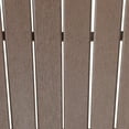 thumbnail image 6 of Sunnydaze HDPE Upright Raised Adirondack Chair - Brown, Set of 2, 6 of 8