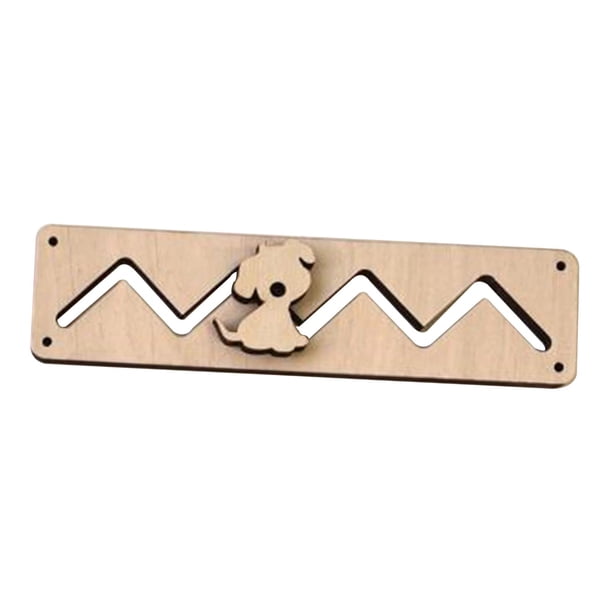 Tablero ocupado Montessori, accesorios de bricolaje, accesorios de enseñanza de habilidades básicas, tablero de actividades para y niñas, regalo de cumpleaños, Pista de laberinto Salvador Dali tablero ocupado