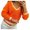 Orange, variant on Vedolay Women's Sweaters 2023 Long Sleeve Pullover Sweaters Winter Warm Tops Orange,XL