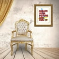thumbnail image 3 of Villa, Milli 25x32 Gold Ornate Wood Framed with Double Matting Museum Art Print Titled - Create, 3 of 4