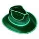 thumbnail image 4 of Sombrero de vaquero de LED, verde, 4 of 4