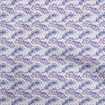 thumbnail image 1 of oneOone Rayon Purple Fabric Leaves Sewing Craft Projects Fabric Prints By Yard 56 Inch Wide, 1 of 5