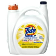 Tide Simply Free & Sensitive Liquid Laundry Detergent, 138 oz., 89