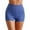 Blue, variant on Womens High Waisted Solid Color Hotpants Slim Fit Fashion Night Out Party Casual Summer Bottoms