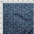 thumbnail image 3 of oneOone Georgette Viscose Medium Blue Fabric Block Fabric For Sewing Printed Craft Fabric By The Yard 42 Inch Wide-TP, 3 of 6