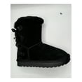 thumbnail image 2 of BRAND NEW WOMEN CLASSIC TWO BOWS SHORT BOOT BLACK 3452 ORIGINAL, 2 of 7