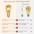 thumbnail image 2 of Vintage Incandescent Retro Stylish Appearance, Stable Light Output For Chandeliers Wall Lights, 3 Pieces, 2 of 8