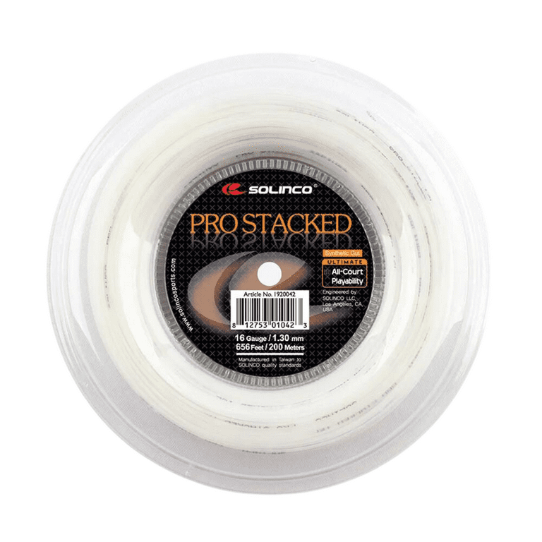 Solinco Pro-Stacked Tennis String (17G- Reel ) - Walmart.com