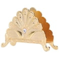 thumbnail image 4 of Soporte Retro Para Servilletas, Servilletero De Mesa, Dispensador De Pañuelos, Adornos De Estilo Europeo, Dorado., 4 of 5