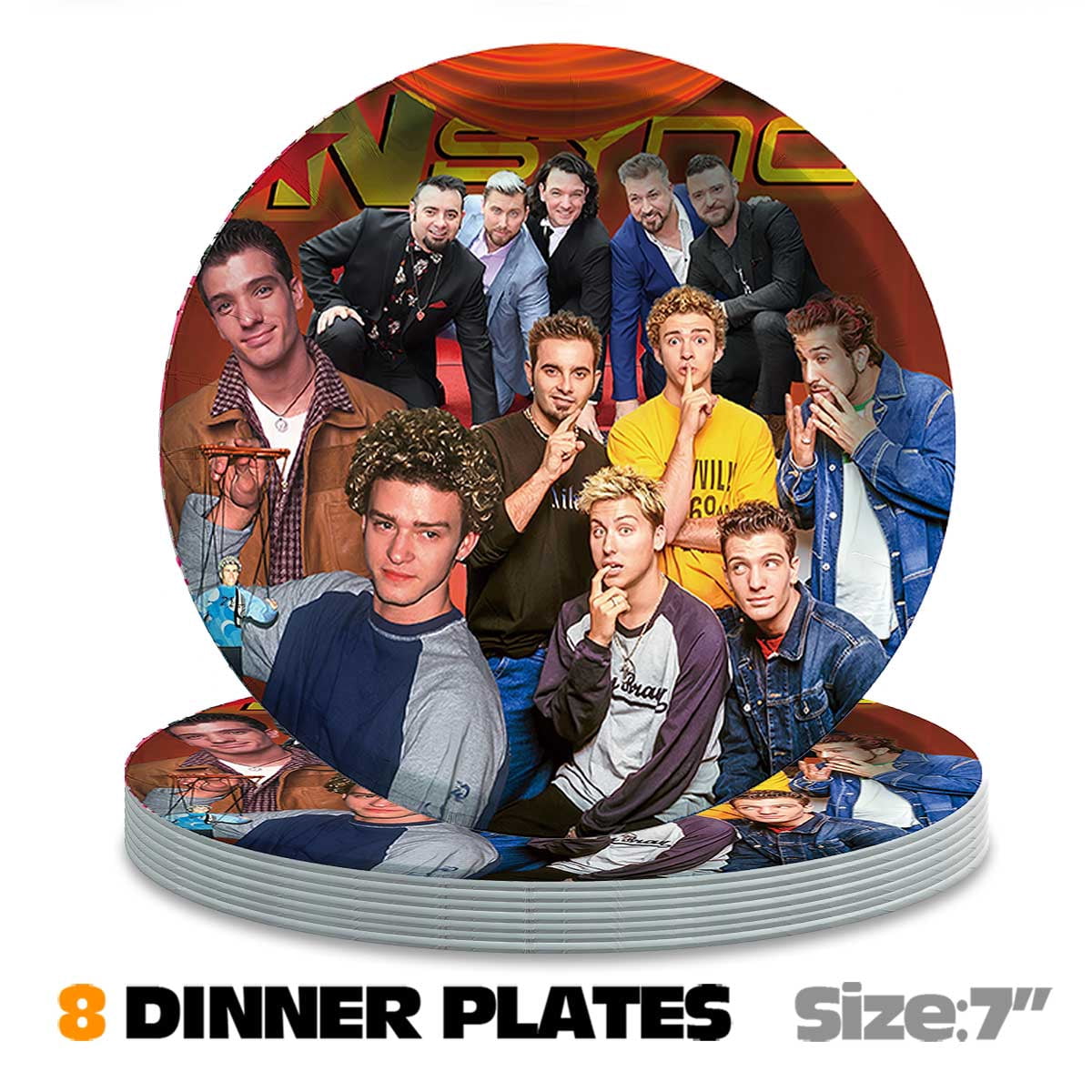 NSYNC Party Decorations Centerpieces Honeycomb Table Toppers Backdrop Birthday Party Decor Supplies Banner
