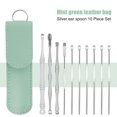 thumbnail image 1 of 10 Uds. Recogedores de cera para oídos, removedor de cera, kits de perforación de acero inoxidable (verde) Likrtyny cuidado belleza, 1 of 9