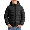 thumbnail image 5 of Xingjin Boys Winter Coat, Kids Winter Jacket with Hood, Boys Puffer Jacket with Full Zip and Multi Pockets, Lightweight Warm Outerwear for Cold Weather, 5 of 8