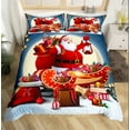 thumbnail image 1 of 3D Digital Printing Santa Claus Christmas Series Children'S Quilt Cover Bedding Three-Piece Set 7 260*220, 1 of 2