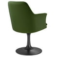 thumbnail image 6 of Side Dining Chair Armchair, Green, Velvet, Metal, Bar Pub Cafe Bistro Dining Kitchen Hospitality Restaurant, Modern Contemporary, HB37304, 6 of 10