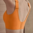 thumbnail image 4 of Fiaer Wireless Minimizer Bras for Women Plus Size Full Coverage Wider Adjustable Straps Support Comfort Bra Orange S, 4 of 6