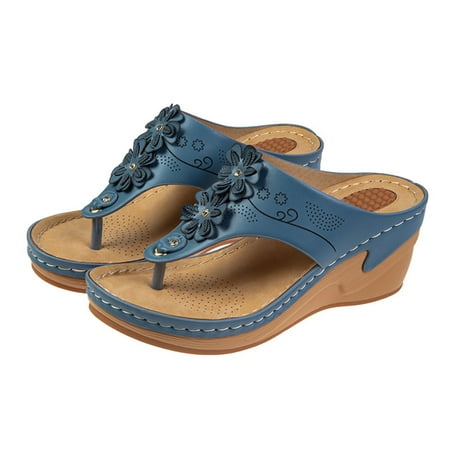 

YanHoo Espadrilles Flatform Sandals for Women Flatform Ankle Strap Womens Wedge Sandals Open Toe Espadrille Wedge Sandals for Women Concise Casual Summer Womens Shoes