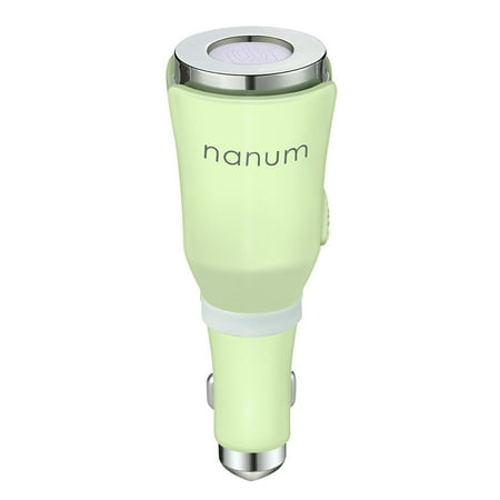 

Guangmc Rechargeable Car Aroma Humidifier Portable USB Essential Oil Diffuser for Vehicle Auto (Green)