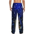 thumbnail image 3 of Xecao Christmas Night Men's Straight Lounge Pajama Pants: The Ultimate in Comfortable Sleepwear, 3 of 9