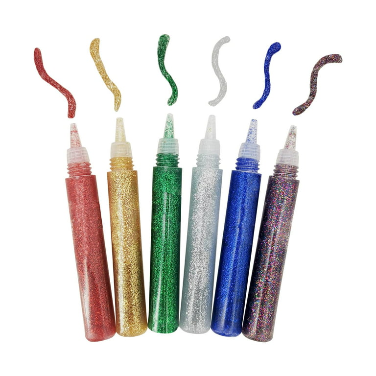 24 Packs: 6 ct. (144 total) Primary Glitter Glue Pens by Creatology™