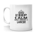 thumbnail image 2 of LANCER Keep Calm and Drive Coffee Tea Ceramic Mug11 oz, 2 of 3