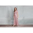 thumbnail image 3 of Vestido largo Alex Evenings con rosetón para madre novia, rosa 16 Plus, 3 of 4