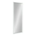 thumbnail image 1 of Kate and Laurel Calter Modern Framed Full Length Wall Mirror, 17.5 x 49.5, White, Decorative Rectangular Wall Mounted Full Body Beveled Mirror for Glam Wall Decor, 1 of 7