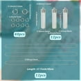 thumbnail image 2 of 1 Box 64Pcs DIY 12 Sets Vial Necklace Kit Vial Necklaces Mini Glass Bottle Charms Wishing Bottles 304 Stainless Steel Chains, 2 of 7