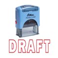 thumbnail image 1 of Printtoo DRAFT Self Inking Rubber Stamp Custom Shiny Office Stationery Stamp, 1 of 1