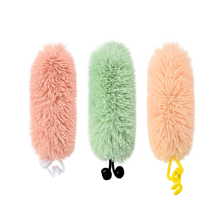 Catnip Plush Pillow Toys with Crinkle Paper, 3 Pack photo 2