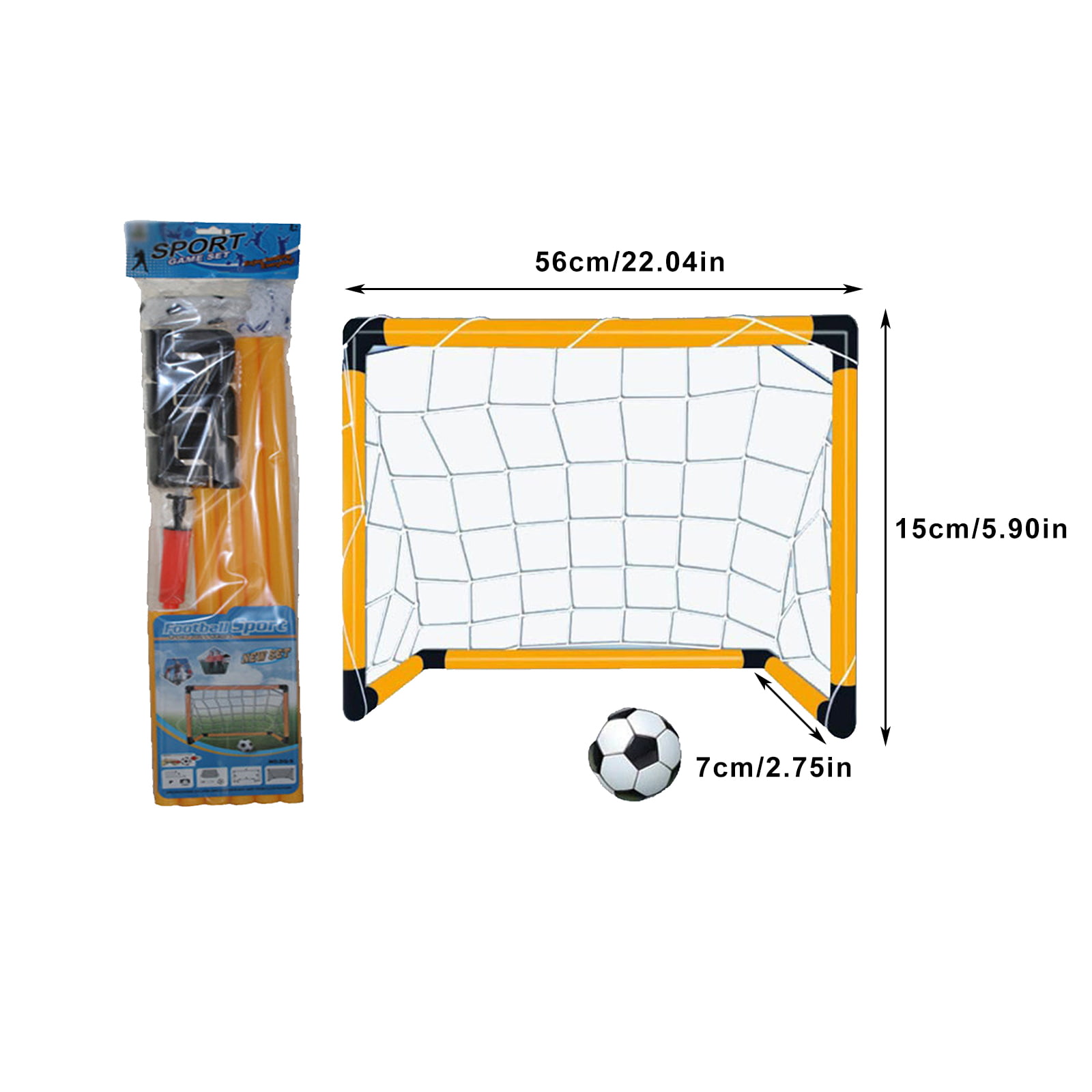 Sizes 2.7’ US Pop-Up Soccer Goal Two Portable Soccer Net with Carry Bag 