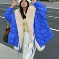 thumbnail image 5 of Kiplyki Save Big Women's Winter Coat Solid Color Long Sleeves Pocket Keep Warm Jacket Coat, 5 of 7