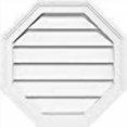 thumbnail image 3 of Ekena Millwork GVPOC32X3202SF Octagonal Surface Mount PVC Gable Vent, 32"W x 32"H, Factory Primed White, 3 of 4