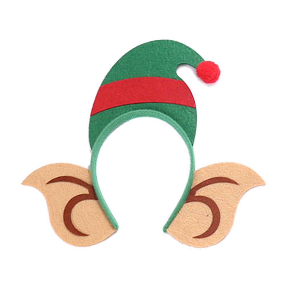 Christmas Elf Ear Headband Christmas Hair Hoop Christmas Elf Headband