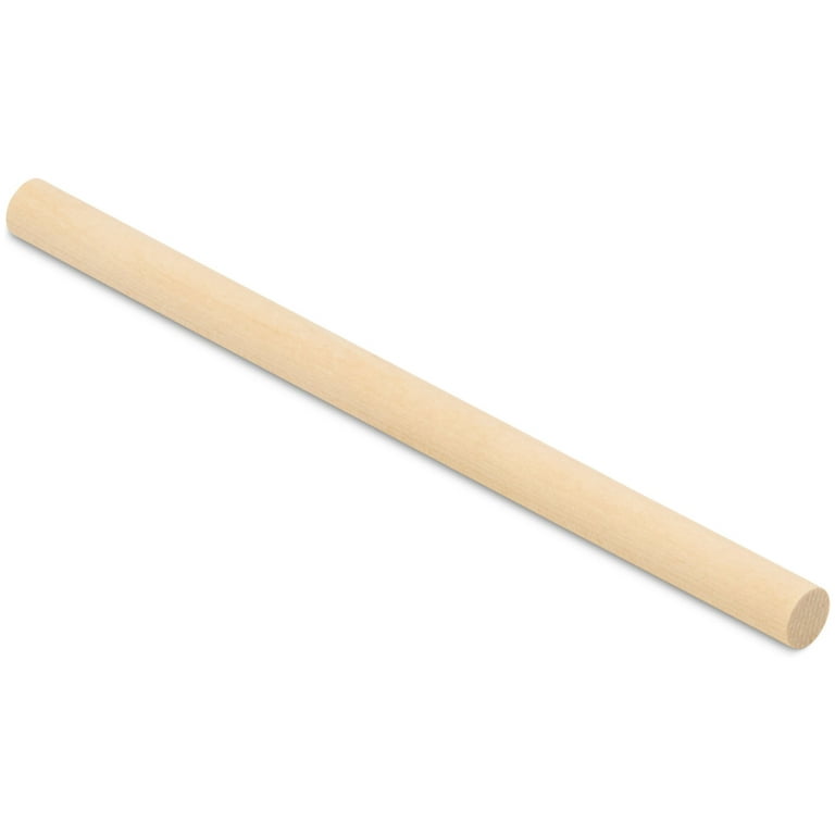 Dowel Rods Wood Sticks Wooden Dowel Rods - 1/4 x 12 Inch Unfinished  Hardwood Sticks - for Crafts and DIYers - 1000 Pieces by Woodpeckers