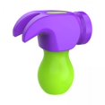 thumbnail image 1 of 6xJuguete Sensorial Interactivo De Bolsillo Con Martillo De Rábano Creativo Para Nios, Regalos Navideos, Violeta Y Verde, 1 of 8