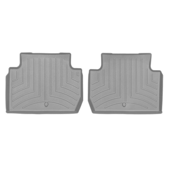 WeatherTech Custom Fit FloorLiners compatible with 2018-2023 Kia Stinger - 2nd Row (2-Piece Liner), Grey