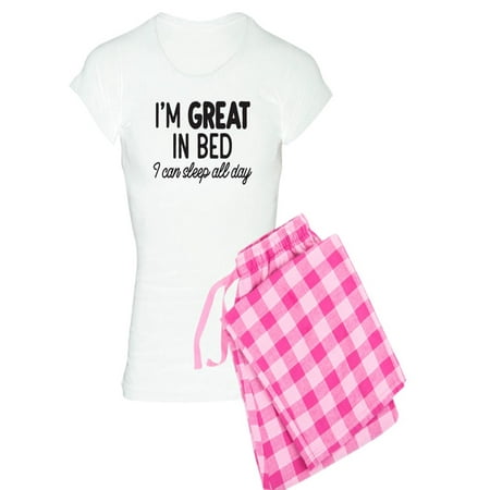 

CafePress - Great In Bed - Women s Light Pajamas