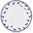 thumbnail image 5 of STP Porcelain J-217501 Dinner Plates, Vintage Indigo, Bone China Porcelain, Round Serving Plates, Set of 4, 10.5" (26.5 cm), 5 of 5