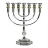 Judaica KIJ-MEN-7802 Menorah Temple Design
