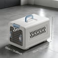 thumbnail image 6 of GFQ Hard-Sided Pet Carrier for Cats and Small Dogs, Airline Approved Travel Kennel , Top Handle, Lightweight Portable Cat Crate for Vet Visits, Car Travel, and Home Use, 6 of 6
