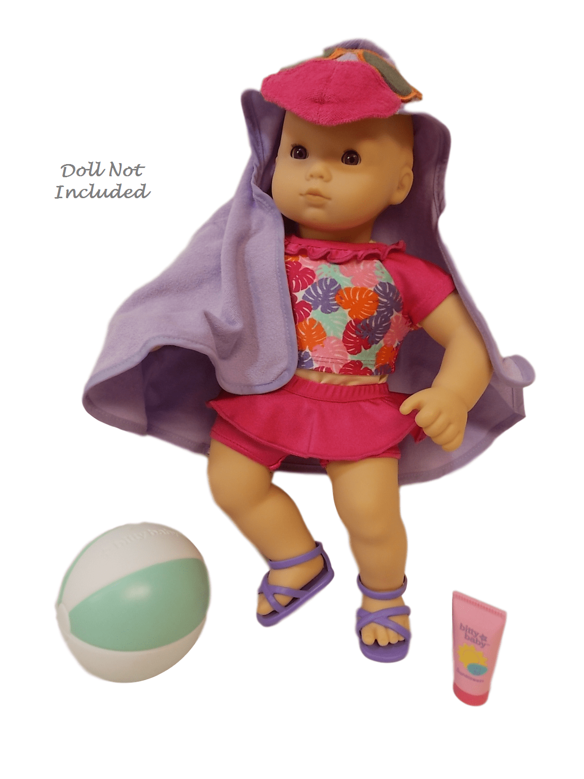 DOLL DRESS BITTY BABY TWINS OR ANY 15" DOLLS BEACH BALL CLOTHES 