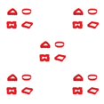 thumbnail image 1 of ZheElen 4pcs Large Capacity Easy To Non-Stick Wide Application Easy red 5Set, 1 of 6