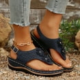 thumbnail image 5 of Sandals for Women 2026 Fashion Women Casual Round Head Sandals Comfy Beach Casual Shoes, 5 of 9