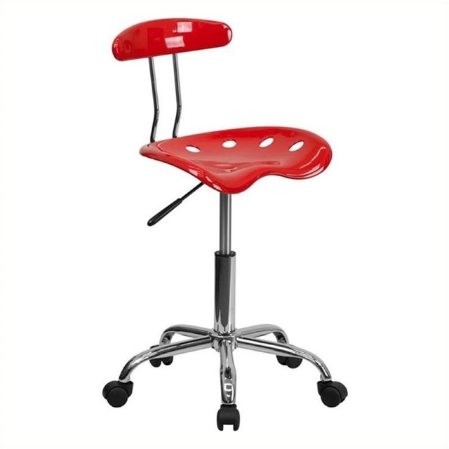 Scranton & Co Chaise de Bureau Tâche Informatique en Rouge