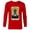 New Red, variant on Marvel Tarot Arcana Black Panther as the Judgement Card - Long Sleeve T-Shirt for Men - Customized-Athletic Heather